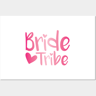 Bride Tribe - pink Posters and Art